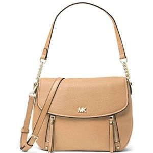 Michael Kors Evie  Butternut MD SHLDR FLAP LEATHER